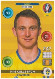 Adrenalyn XL UEFA Euro 2016, Expert, #SV8, Kim Källström