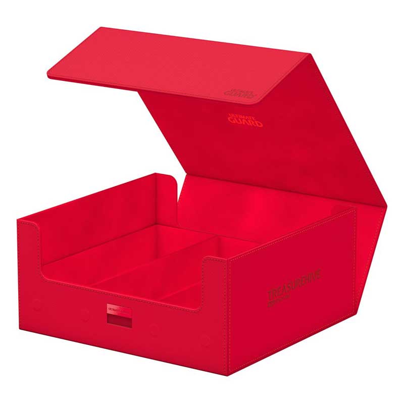 Ultimate Guard Treasurehive 90+ XenoSkin Monocolor Red