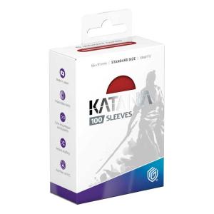 Ultimate Guard Katana Sleeves Standard Size Rising Sun (Red)
