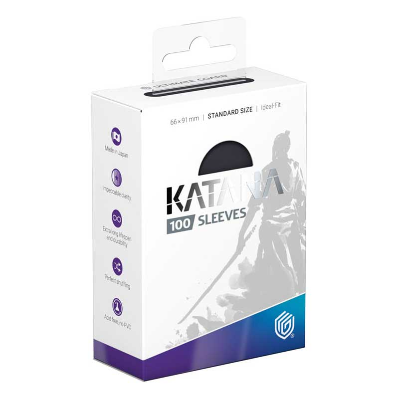 Ultimate Guard Katana Sleeves Standard Size Obsidian Shard