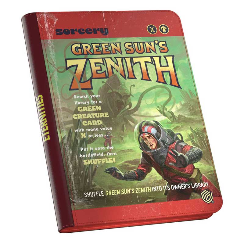 Ultimate Guard Zipfolio 360 - 18-Pocket XenoSkin Magic: The Gathering "Edge of Eternities" - Green Sun’s Zenith