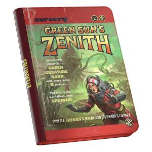 Ultimate Guard Zipfolio 360 - 18-Pocket XenoSkin Magic: The Gathering "Edge of Eternities" - Green Sun’s Zenith