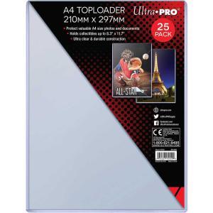 A4 Toploader 25ct (210mm x 297mm)