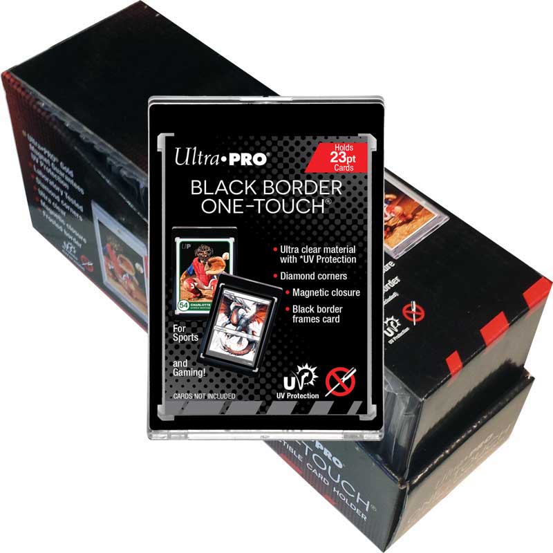 25st (Display) Magnetisk screwdown, UV One Touch 23pt - Black Border