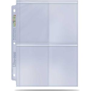 4-Pocket Secure Platinum Page for Toploaders