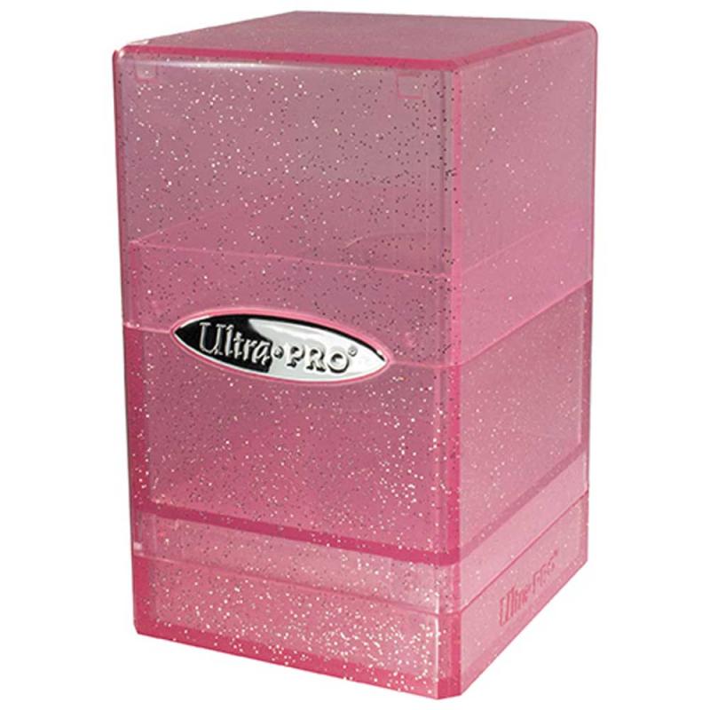 Satin Tower - Glitter Pink - Ultra Pro Deck Box (100+)