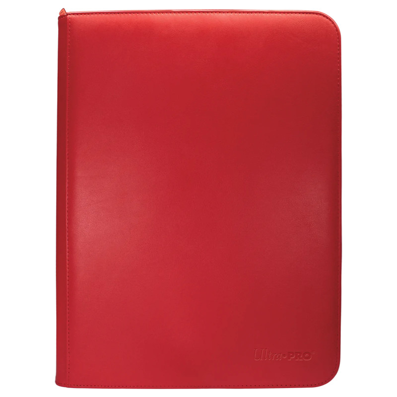 Ultra Pro Vivid 9-Pocket Zippered PRO-Binder: Red