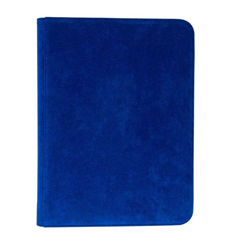 Vivid DELUXE 9-Pocket Zippered PRO-Binder: Blue