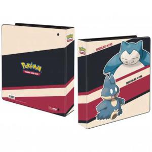 Pokemon, pärm för lösa plastfickor - 3 ringspärm – Snorlax & Munchlax