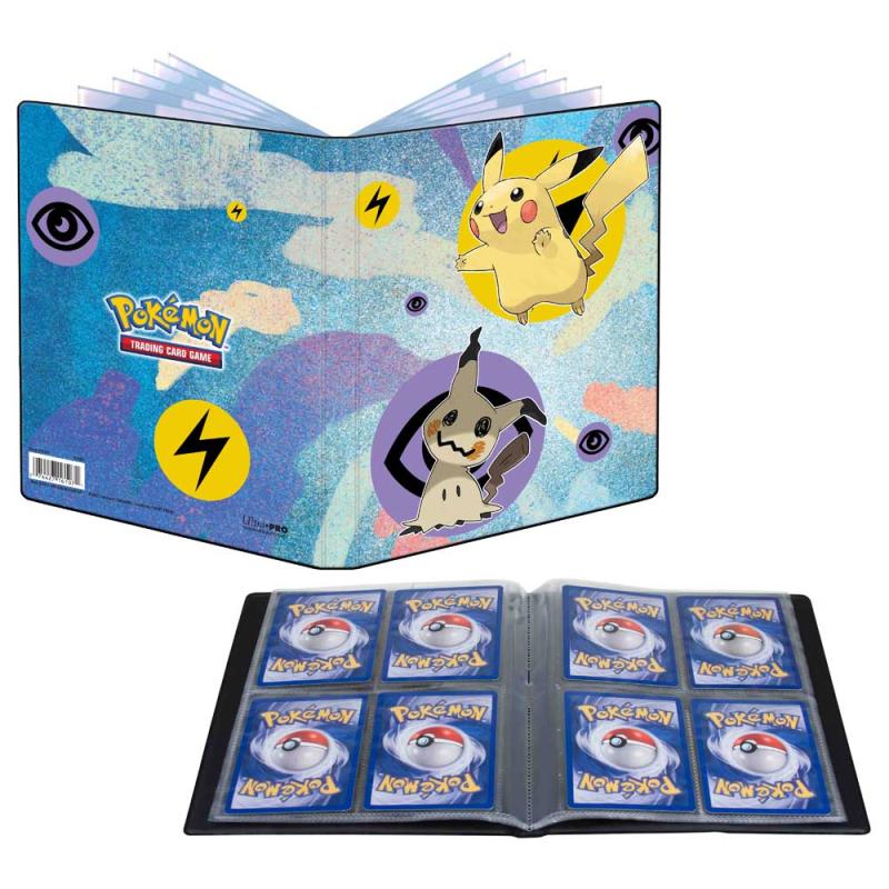 Pokémon, Portfolio binder A5 (Can hold 40 cards) Pikachu & Mimikyu - 4 Pocket