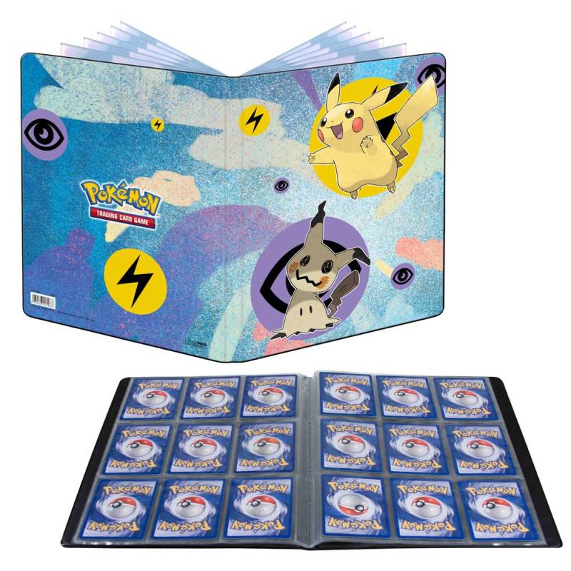 Pokémon, Portfolio binder A4 (Can hold 90 cards), Pikachu & Mimikyu - 9 Pocket