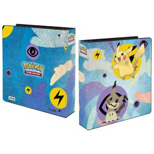 Pokemon, pärm för lösa plastfickor - 3 ringspärm - Pikachu & Mimikyu