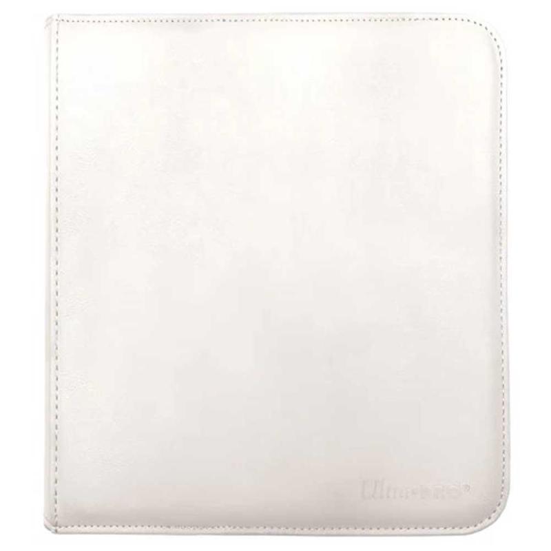 Vivid 12-Pocket Zippered PRO-Binder: White