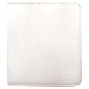 Vivid 12-Pocket Zippered PRO-Binder: White