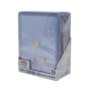 Ultra Pro Pikachu Regular TOPLOADER and PENNY SLEEVES Combo Pack for the Pokémon Trading Card Game 25ct