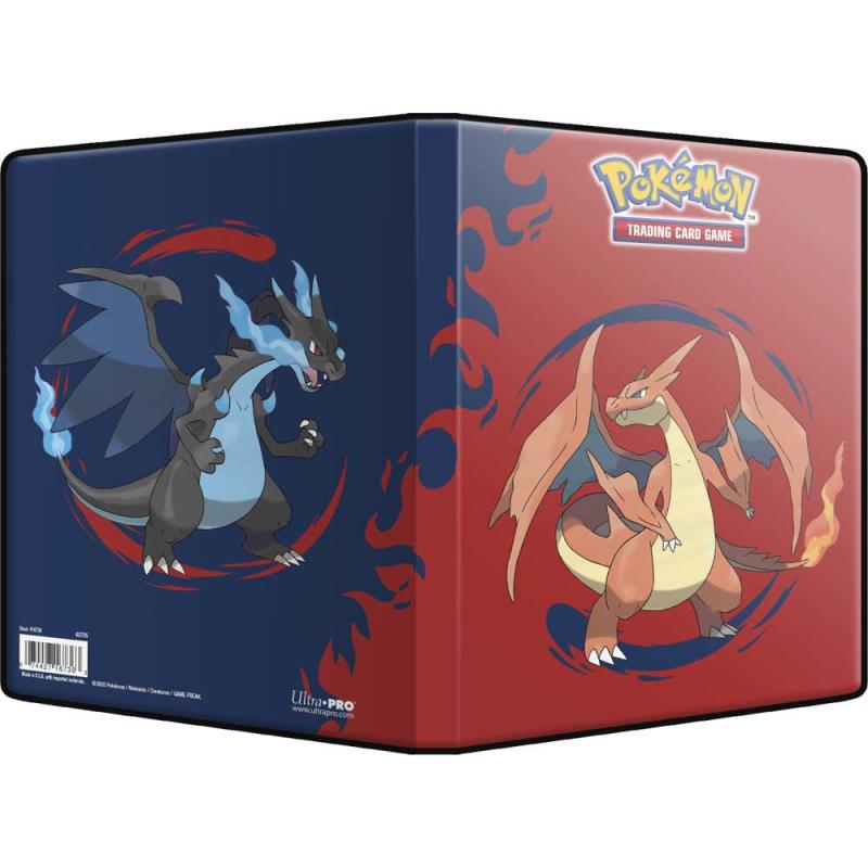 Pokemon, Mega Charizard X and Mega Charizard Y, Portfoliopärm A5 - 4 Pocket