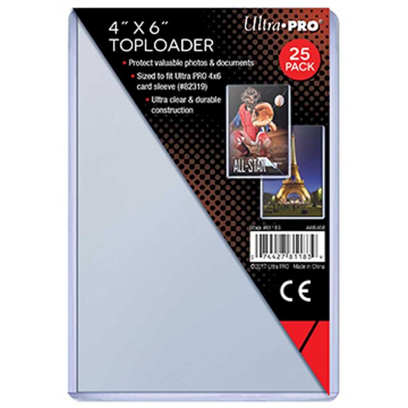 4" X 6" Toploader 25ct [Ultra Pro]
