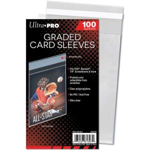 Graded Card Sleeves Resealable / Ficka för graderade kort - 100st