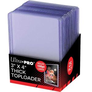 Toploaders, 100pt, 25-pack