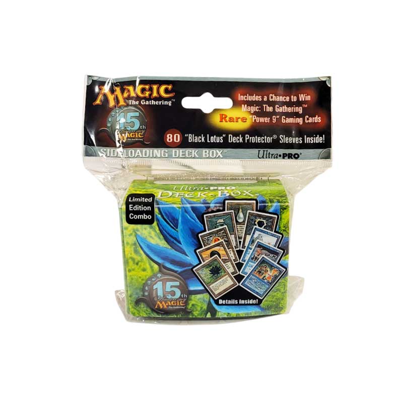 15th Anniversary Magic: the Gathering Black Lotus Sideloading Deck Box With Sleeves