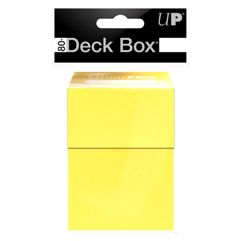 PRO 80+ Deck Box: Yellow (Ultra Pro)