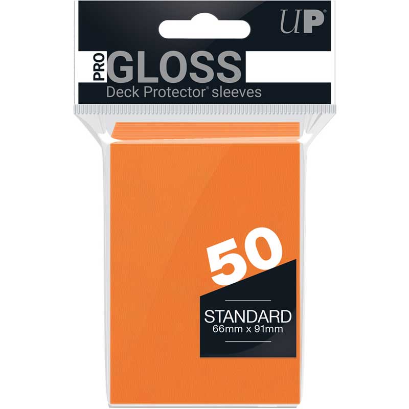 Deck protector sleeves, orange, 50st - Ultra Pro