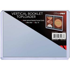 Toploader, Vertical Booklet, 10st