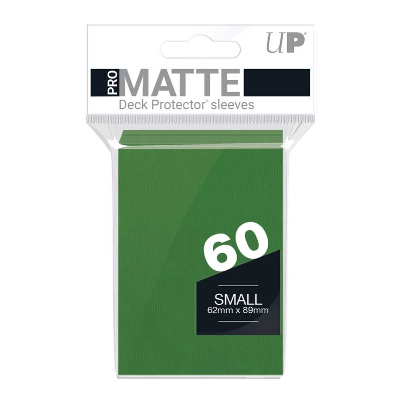 Pro-Matte, small deck protector sleeves, Green, 60ct - Ultra Pro