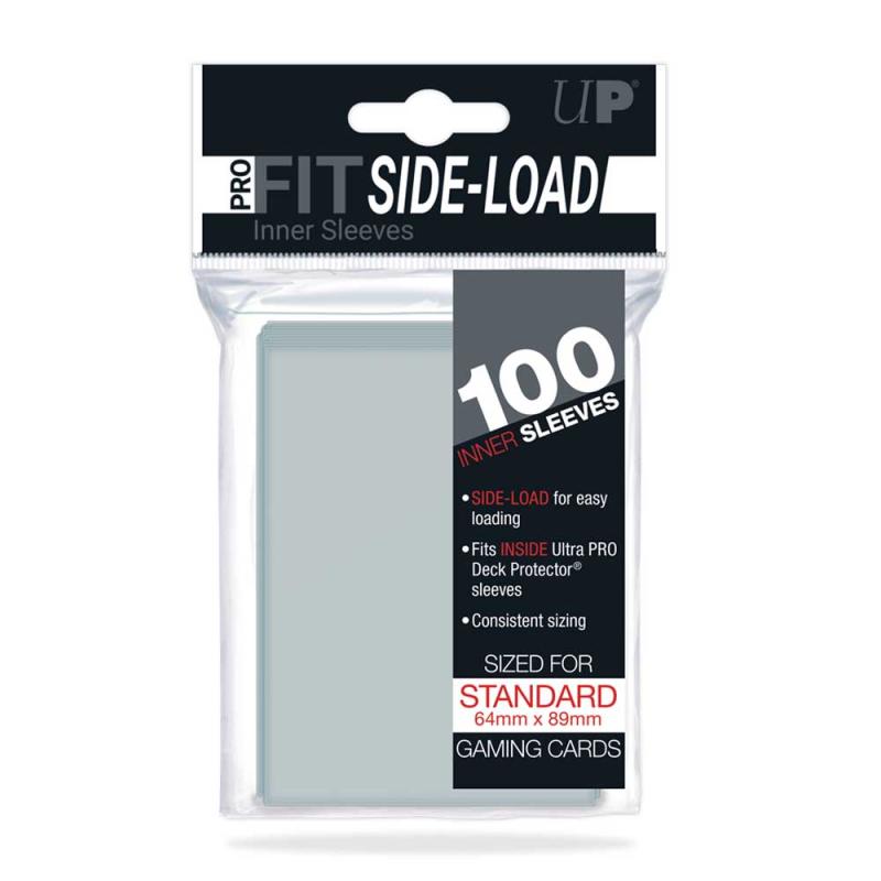 PRO-Fit Standard Side Load Deck Protectors 100ct (Clear Ultra Pro SIDE LOAD)