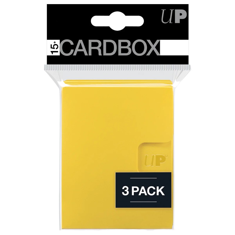 Card Box 15+ Yellow (3 pieces), Ultra Pro (Deck Box)