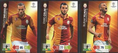 Base cards GALATASARAY AS, 2012-13 Adrenalyn Champions League Update, Pick from list