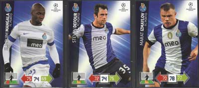 Base cards FC PORTO, 2012-13 Adrenalyn Champions League Update, Pick from list