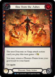 UPR057 - Rise from the Ashes - Red - Rare - Rainbow Foil