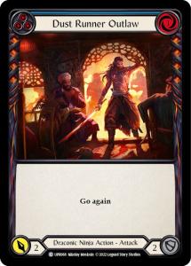 UPR068 - Dust Runner Outlaw - Blue - Common - Rainbow Foil