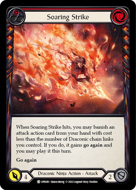 UPR081 - Soaring Strike - Red - Common - Rainbow Foil