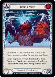 UPR117 - Brain Freeze - Yellow - Common - Rainbow Foil