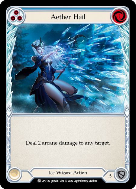 UPR129 - Aether Hail - Blue - Common