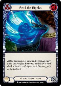 UPR178 - Read the Ripples - Blue - Common - Rainbow Foil