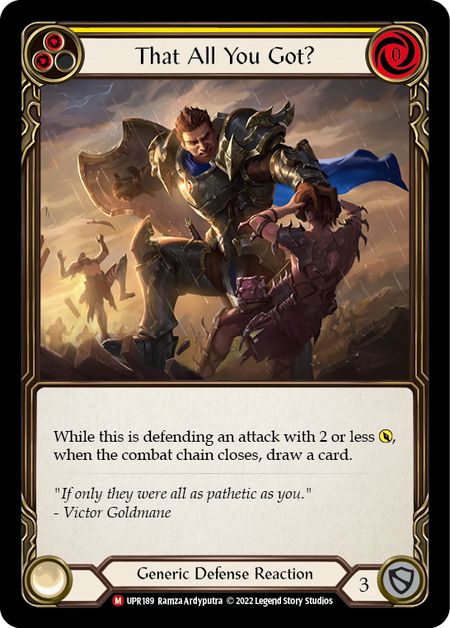 UPR189 - That All You Got? - Majestic - Rainbow Foil