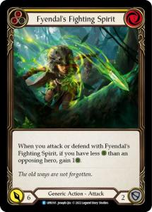 UPR195 - Fyendal's Fighting Spirit - Yellow - Rare - Rainbow Foil
