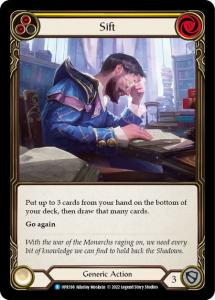 UPR198 - Sift - Yellow - Rare - Rainbow Foil