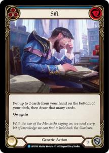 UPR199 - Sift - Blue - Rare - Rainbow Foil