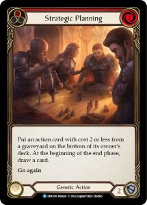 UPR200 - Strategic Planning - Red - Rare - Rainbow Foil