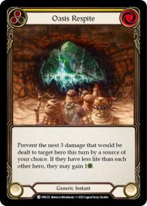 UPR222 - Oasis Respite - Yellow - Common - Rainbow Foil