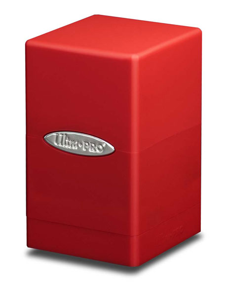 Satin Tower, Apple Red, Ultra Pro (Deck Box)