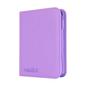 Vault X - Exo-Tec Zip Binder 4-Pocket Just Purple