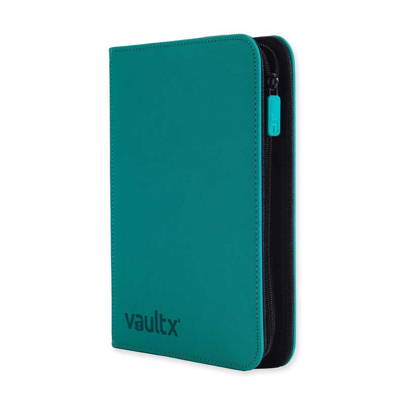 Vault X - Exo-Tec Zip Binder 4-Pocket Ocean Blue (Teal)