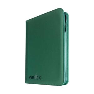 Vault X - Exo-Tec Zip Binder 9-Pocket METALLIC Green