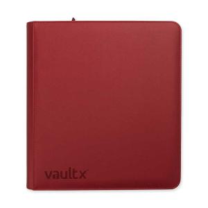 Vault X - Exo-Tec Zip Binder 12-Pocket METALLIC Red