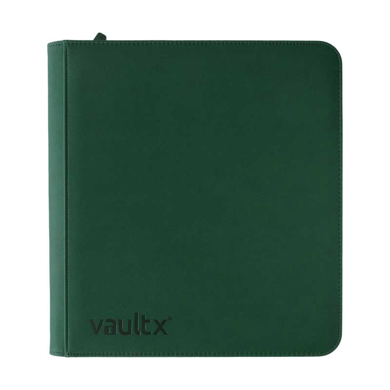 Vault X - Exo-Tec Zip Binder 12-Pocket XL Forest Green